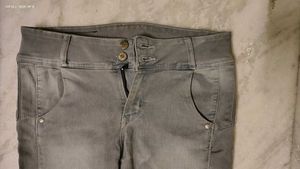 Gray womens Jeans
