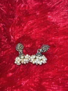 Pearl Jhumka Earrings