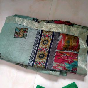a saari with blouse