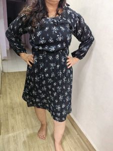 Floral Print Midi Dress