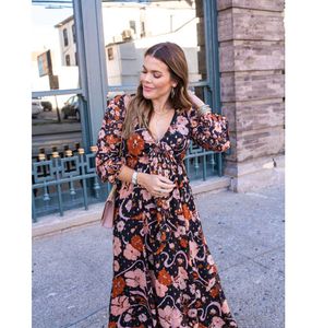 Boho Chic Floral Maxi Dress