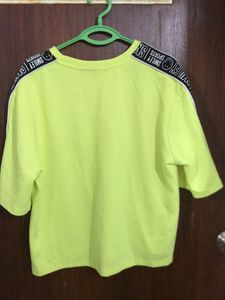 The Smiley Company Neon Green Sports Top