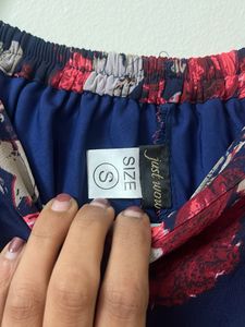 BLUE FLORAL PARTY WEAR PALAZZO