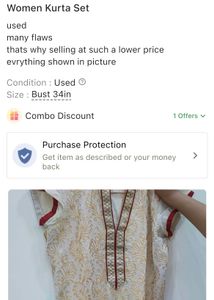 CLEARANCE SALE- 2 kurta set