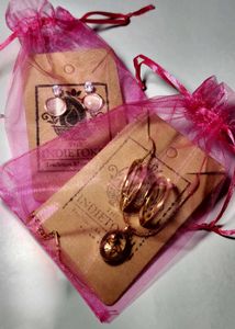 Gold Jewelry Set - Combo Chain Pendant &amp;Studs