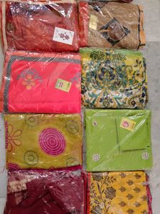 10 Sarees In Combo
