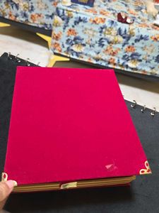 Red Velvet Necklace Empty Box