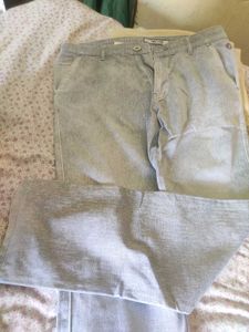 FINE-FAB Gray Casual Pants
