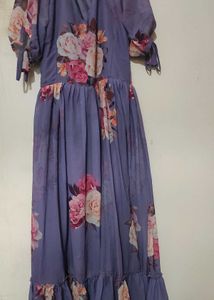Floral Printed Frock Totally New
