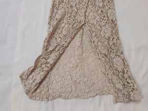 Semi sheer Full Lace Dress