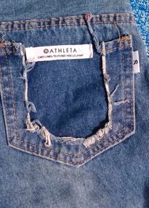 Ripped Wide Leg Jeans