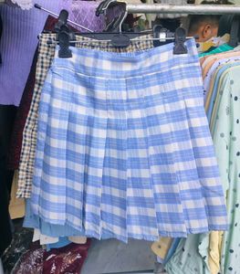 Plaid Mini Skirts