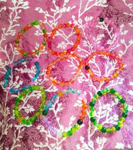Glass Beaded Bracelets - Funky & Colorful Any 2