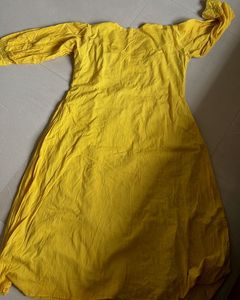 Yellow Embroidered Kurta Set