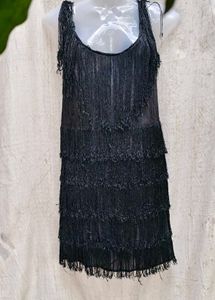 668. Fringe Party Dress