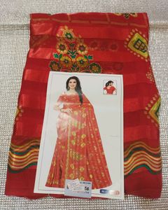 Satinpatta Saree