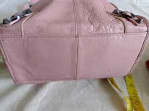 Pink Leather Backpack
