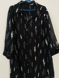 Lightning Bolt Print Shirt