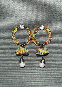 Beaded Jhumka Earrings