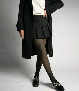 Theater Sheer Fur Stocking Leggings