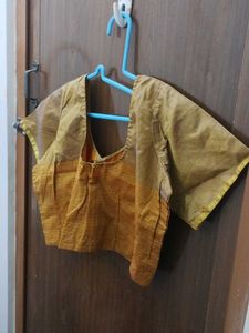 Cotton Silk Blouse New No Tag
