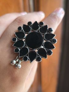 Black Ring With Latkan