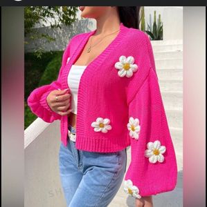 Daisy Detail Cardigan