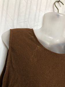 Zero Brown Sleeveless Top