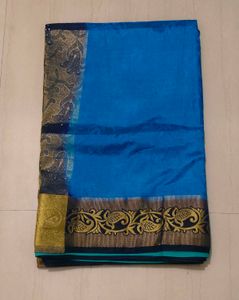 Elegant Blue Saree