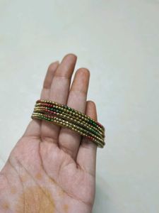 Metal &amp; Clay Bangles Combo