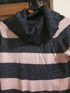 Striped Sparkle Mini Dress