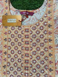 Kurti With Pant And Dupatta Set