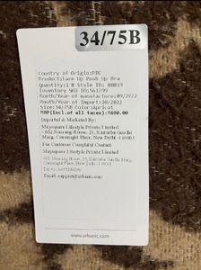 Urbanic Pushup Strapless Bra