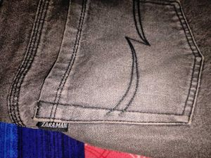 Gray Denim Jeans