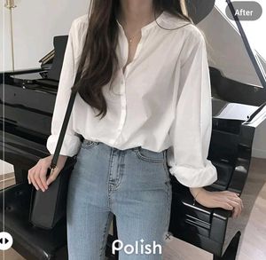 New With Tag Baggy Off White Korean Shirt