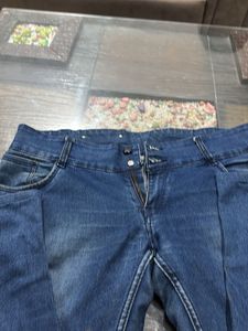 Blue High Waist Denim Jean