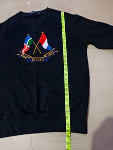 Polo Ralph Lauren Cross Flags Sweatshirt Black