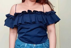 Ruffle Off-Shoulder Top