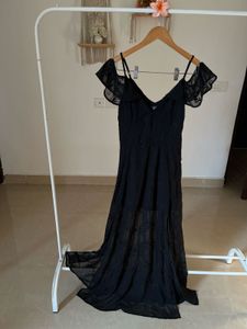 OFF SHOULDER  BLACK MAXI DRESS