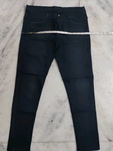 Low Waist Black Jeans