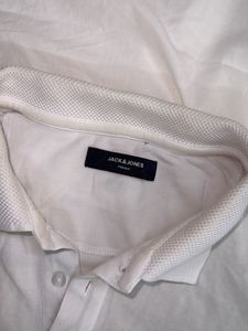 Jack And Jones Original White Polo Tshirt