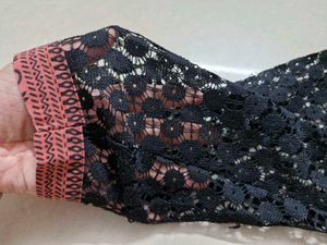 Rust/drak Pink Cotton Kurti