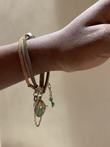Charm Bracelet with Mermaid & Shell Charms