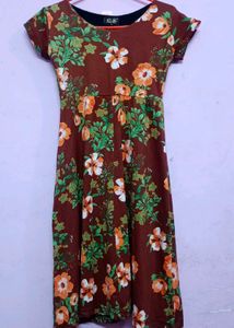 Floral Print Midi Dress