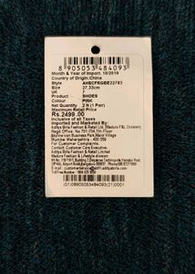 Elegant Pink Block Heels Allen Solly shoe