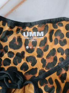 Tiger Print Short Top