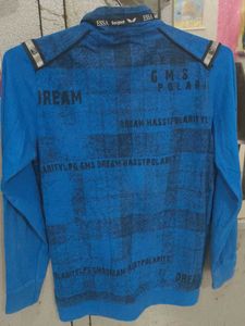 Full Sleeve Shirt With Zip On Front Like Jacket