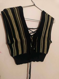 Stretchable Winter Crop Top