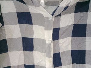 Black White Shirt for Girls