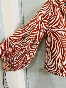Animal Print Blouse